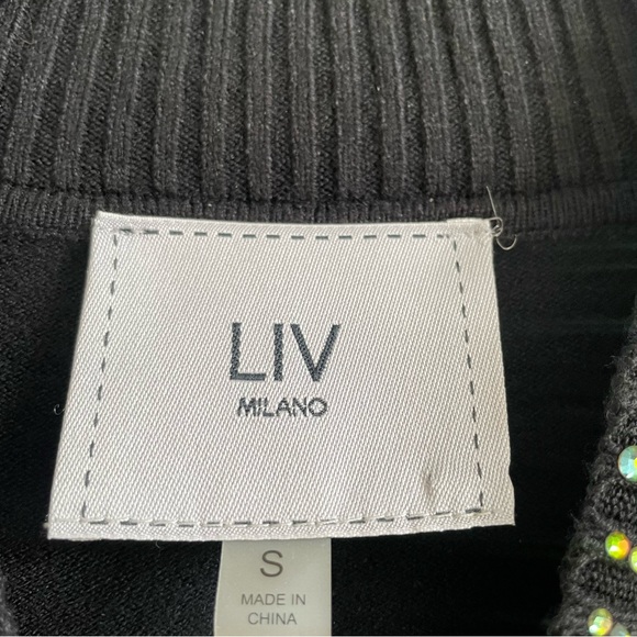 NWOT LIV Milano Sequined Sweater (S) - Picture 5 of 9